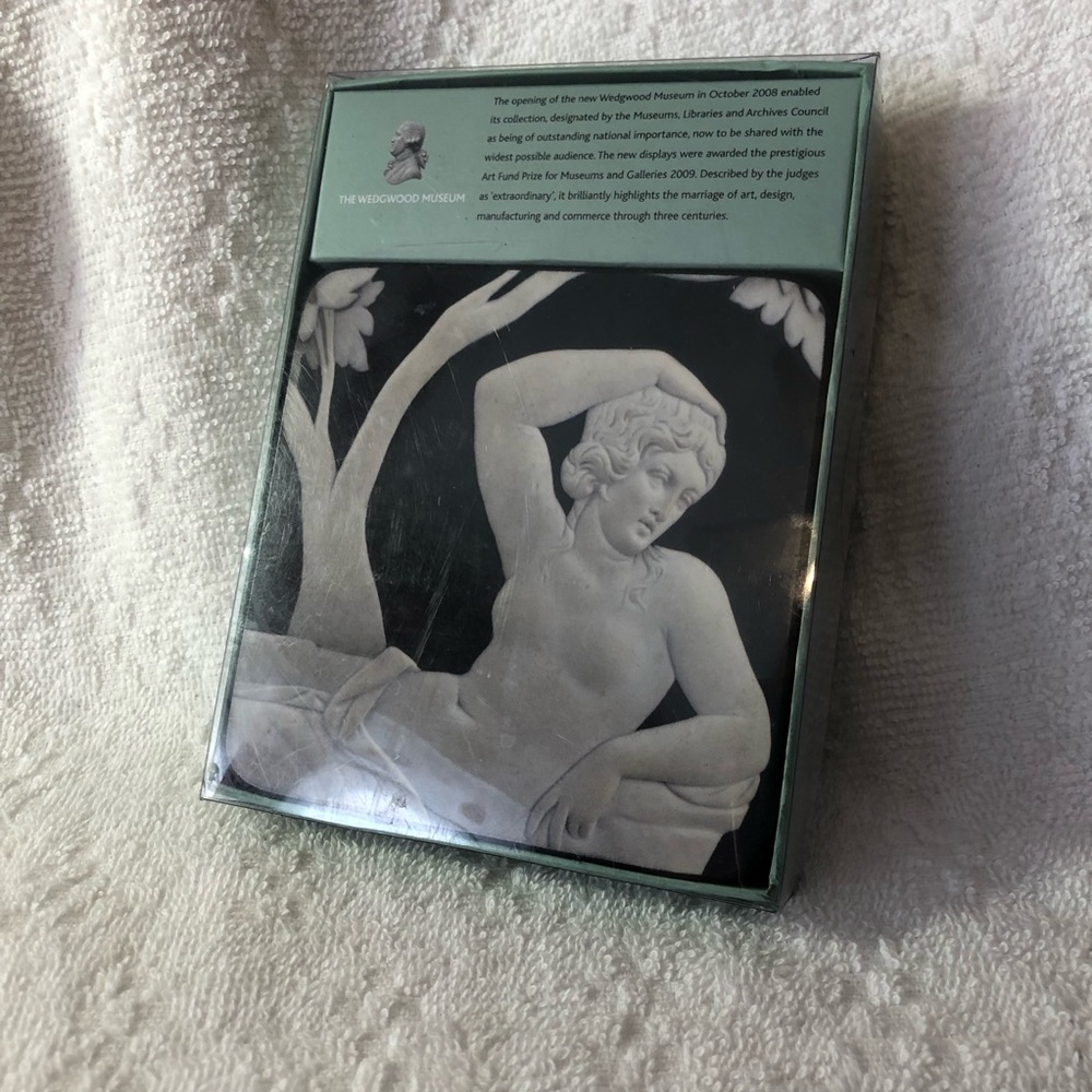 The Wedgwood Museum Portland Base coasters from Harrods of London